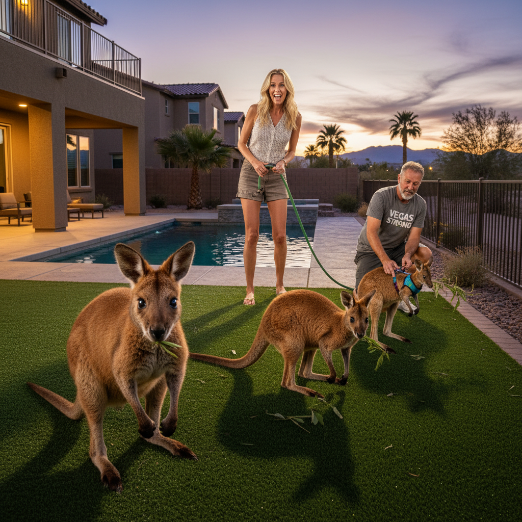 Your Vegas neighbor just got wallabies. Seriously.