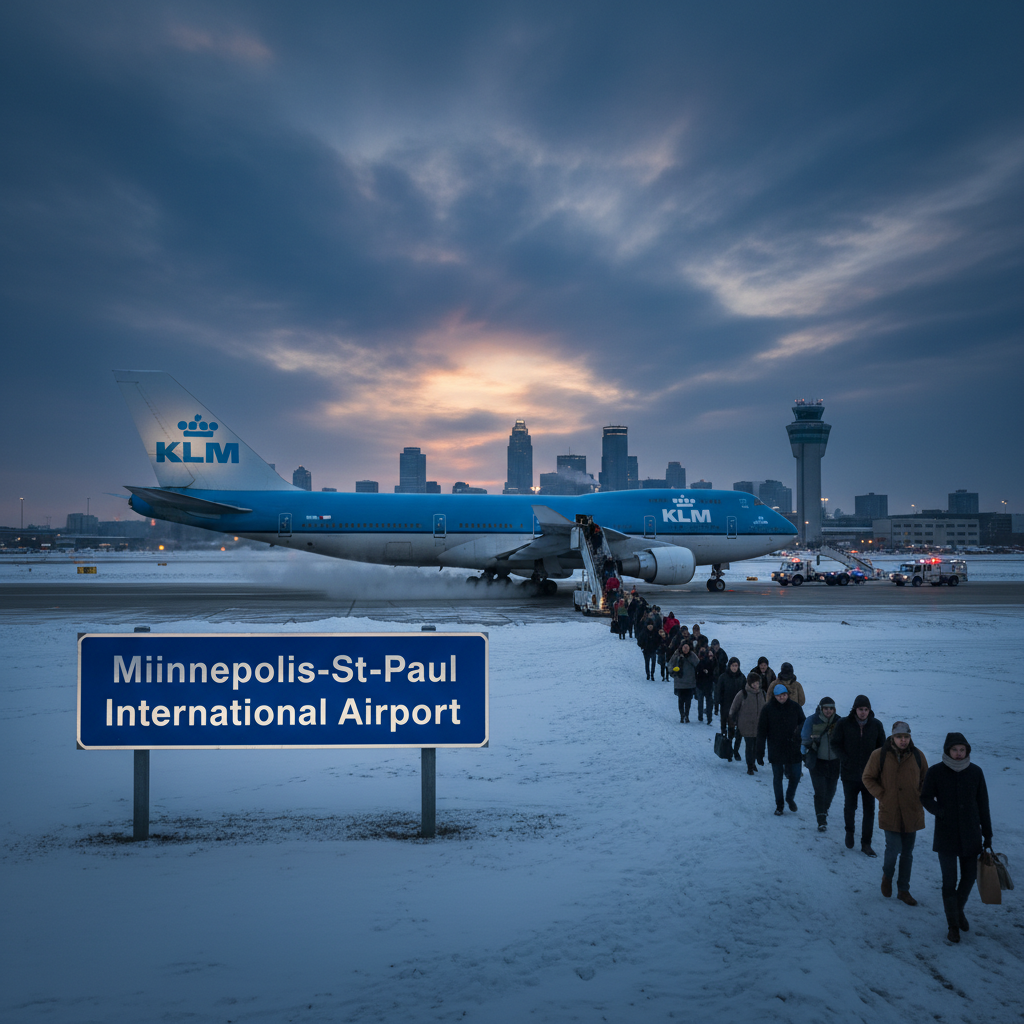 Your Amsterdam flight landed early...in Minneapolis?!