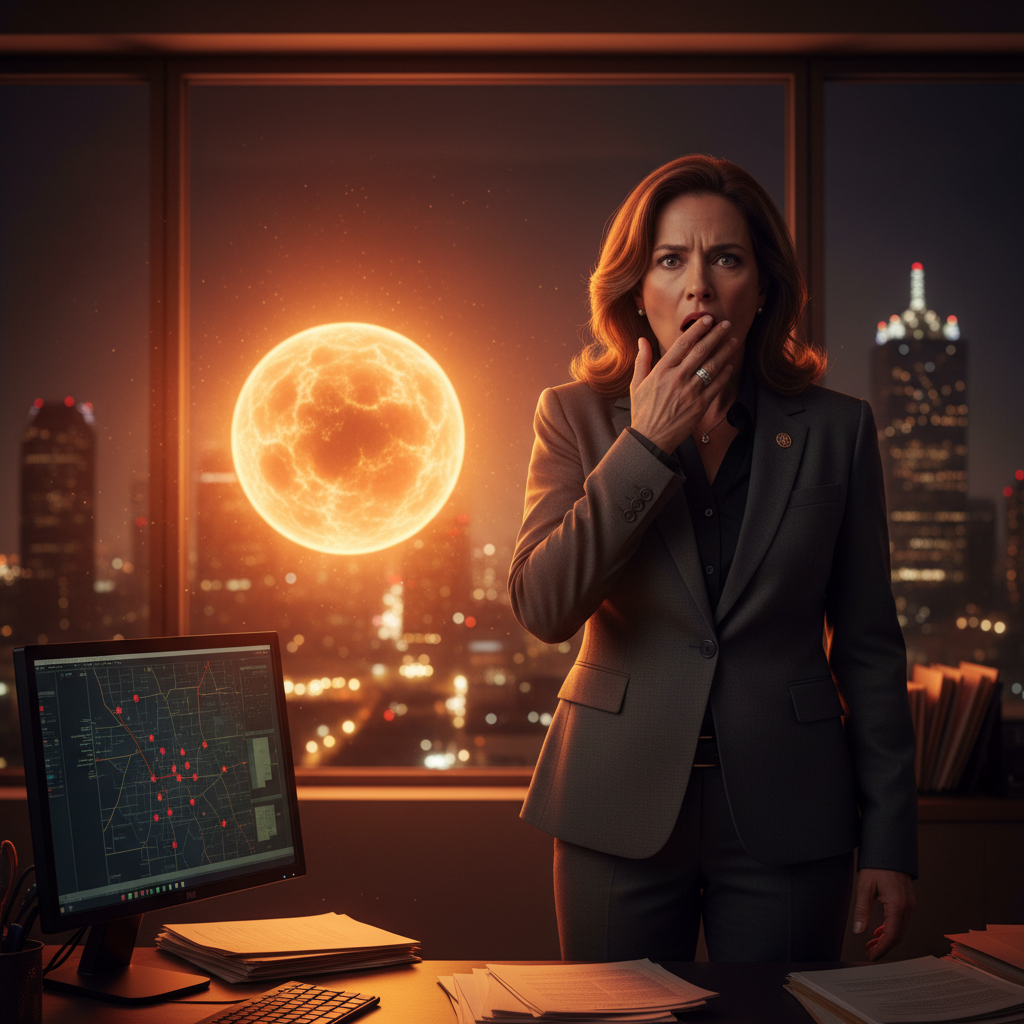 An orange orb just left a Dallas intel officer speechless.