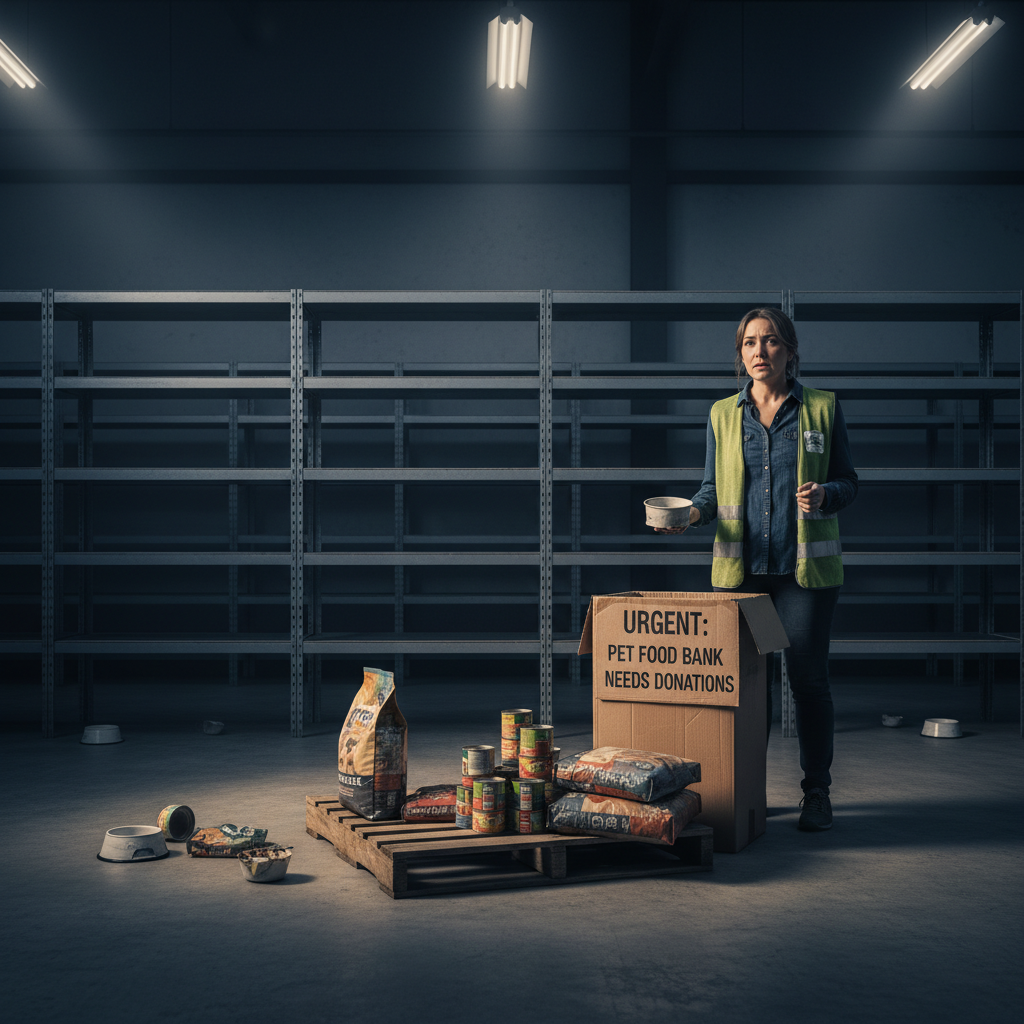 Your pet food bank needs donations, like, yesterday.