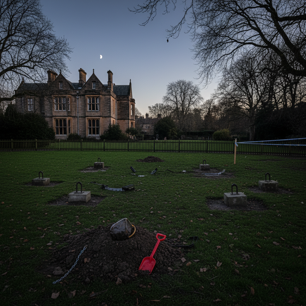 Someone stole a whole playset in Headingley. Can you believe it?