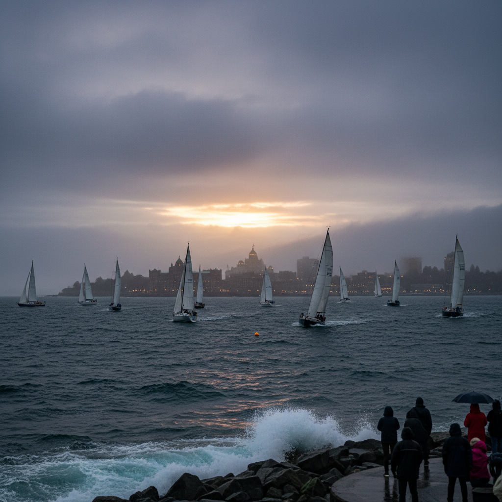 The 81st Swiftsure Race got a very Victoria welcome