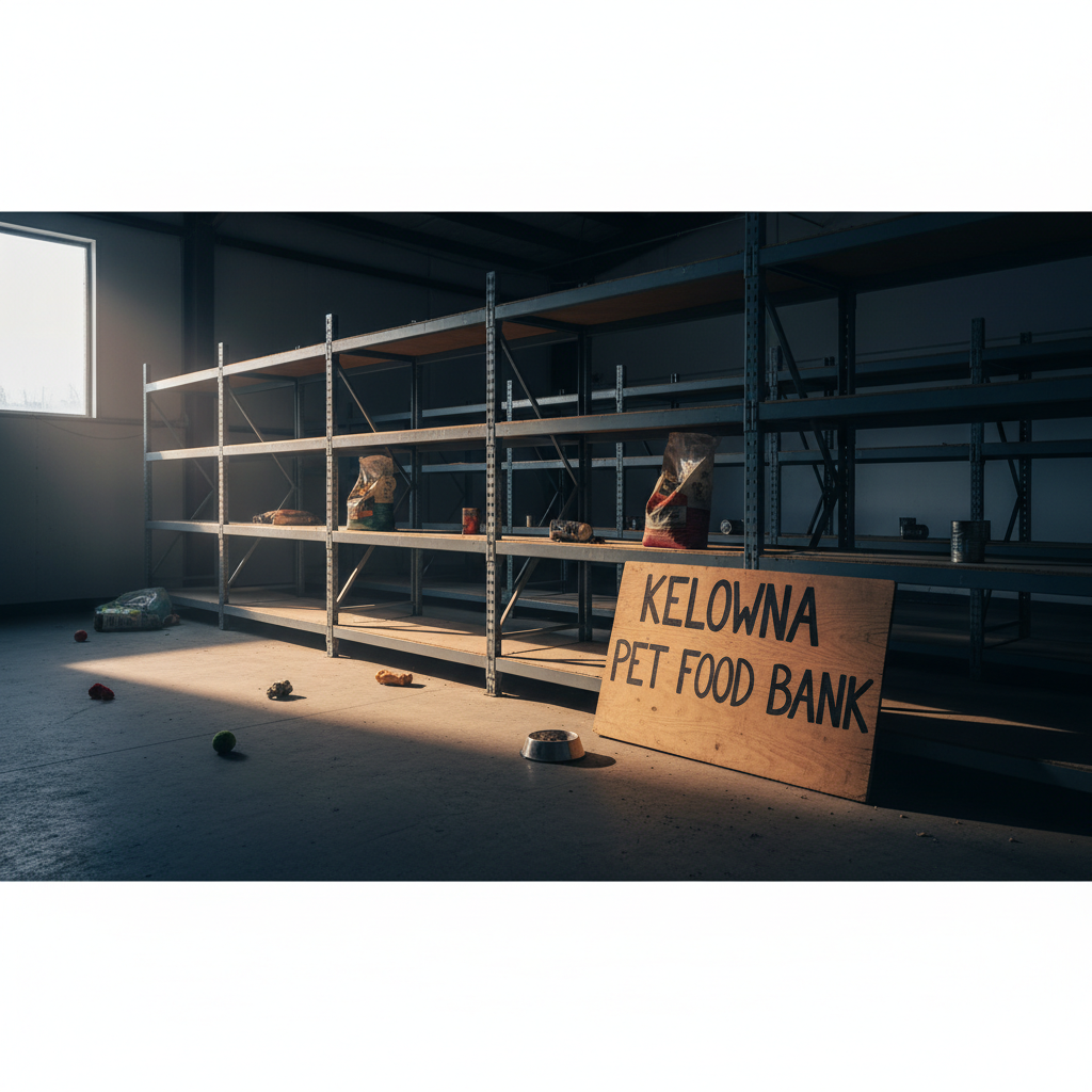 Your Kelowna pet food bank is running on empty.
