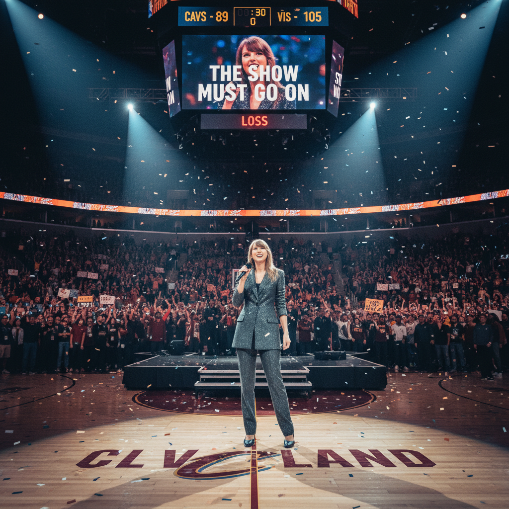 Taylor Swift in Cleveland? Your Cavs loss just got overshadowed.