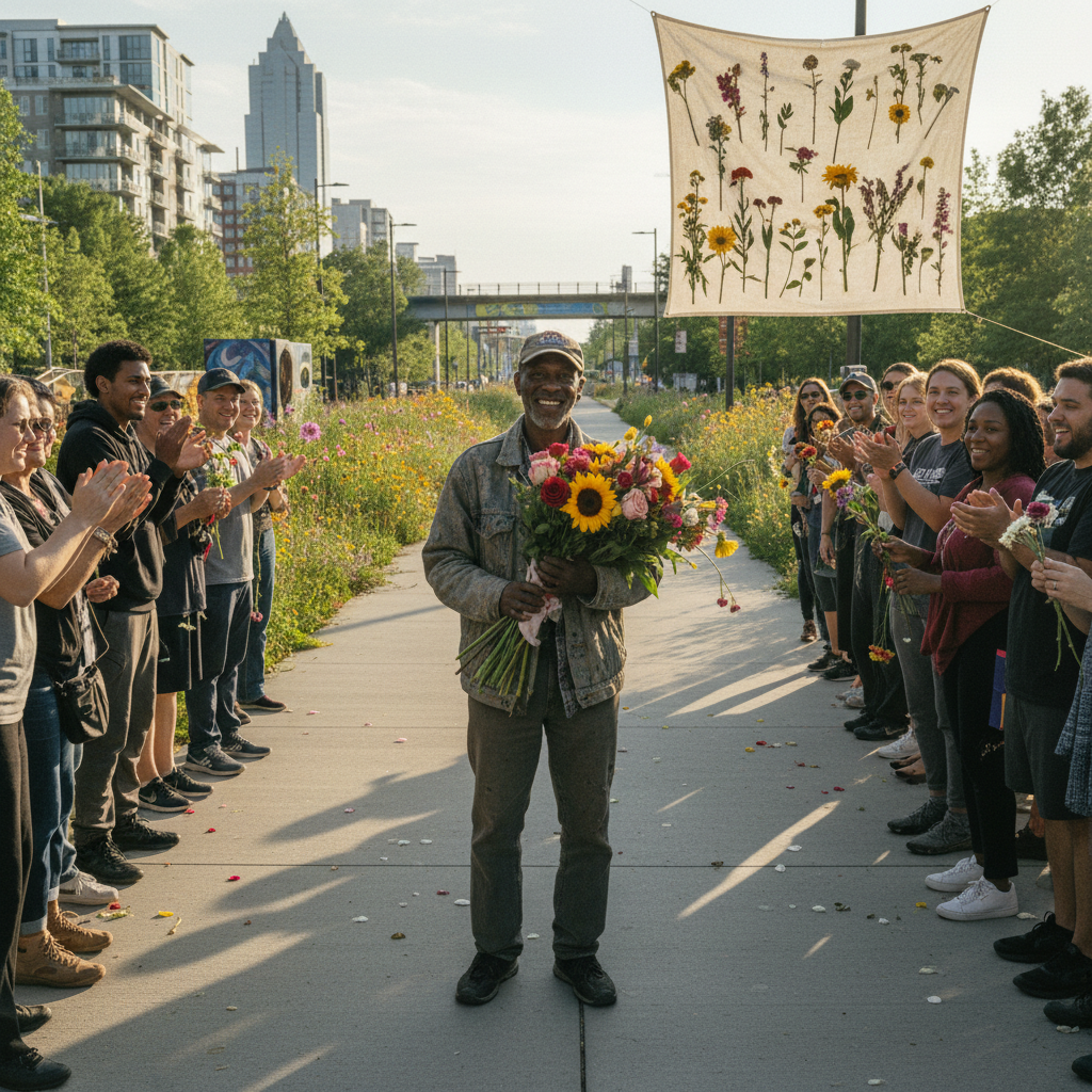 Atlanta's Beltline Kevin is finally getting his flowers