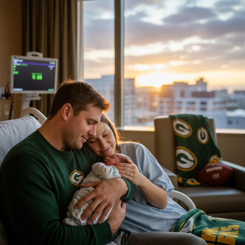 Your Packers QB just became a dad!