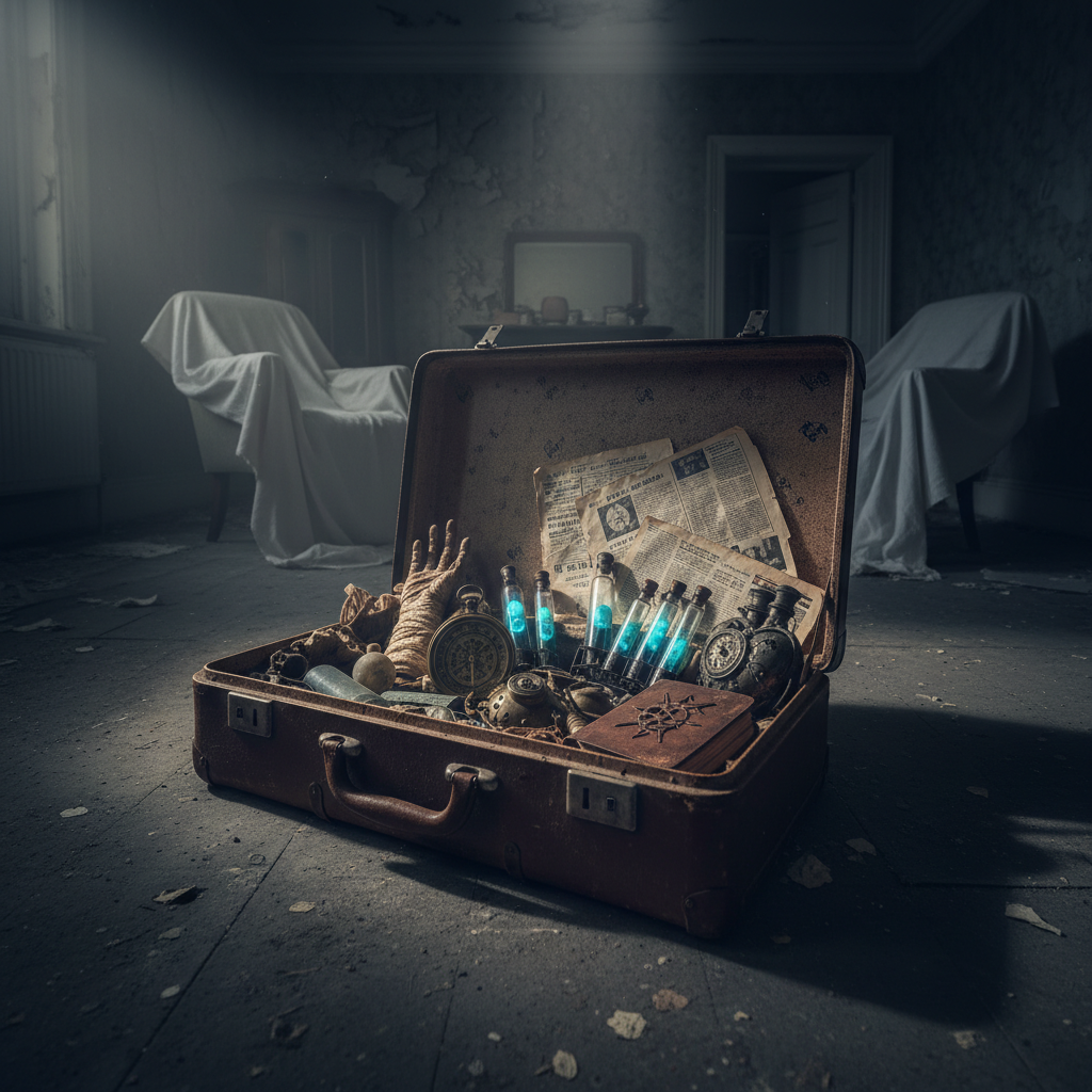 They found what in a Kensington suitcase?