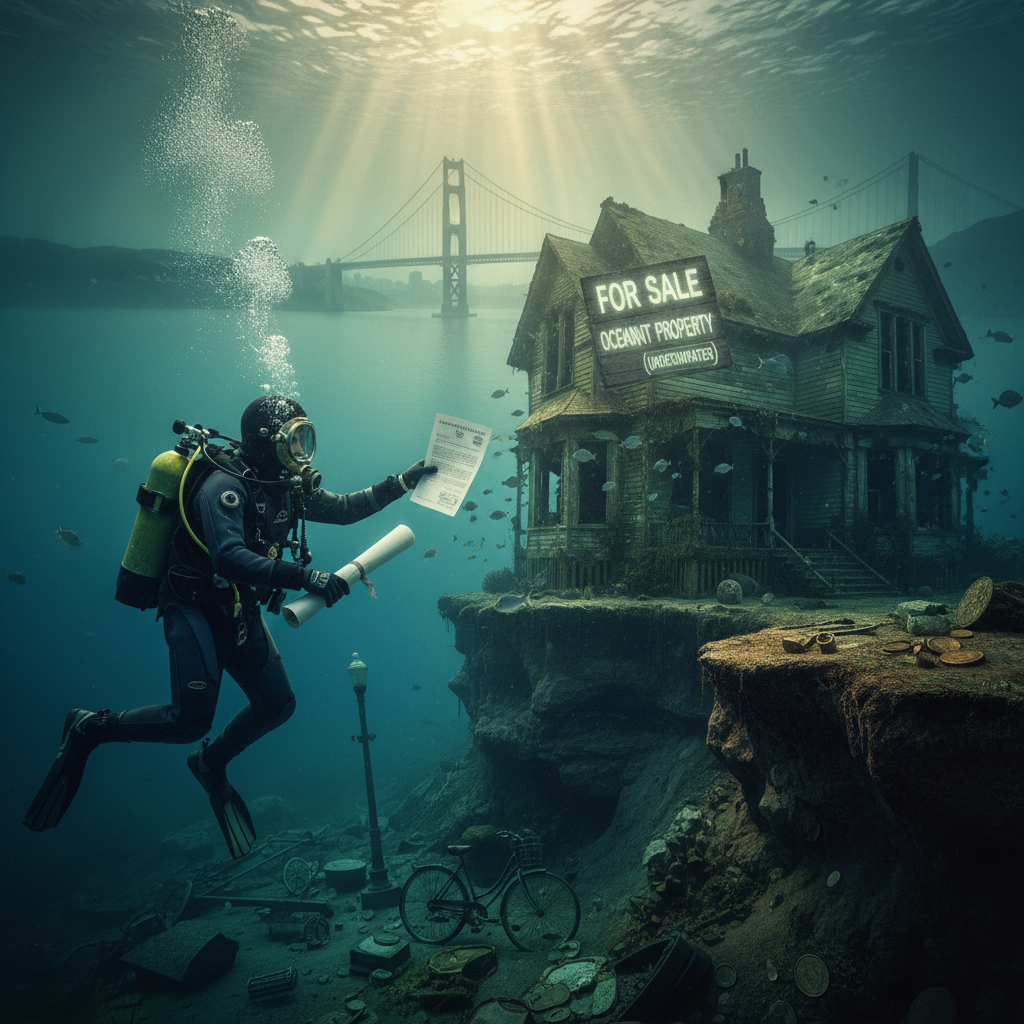 Someone just bought oceanfront property underwater in SF.