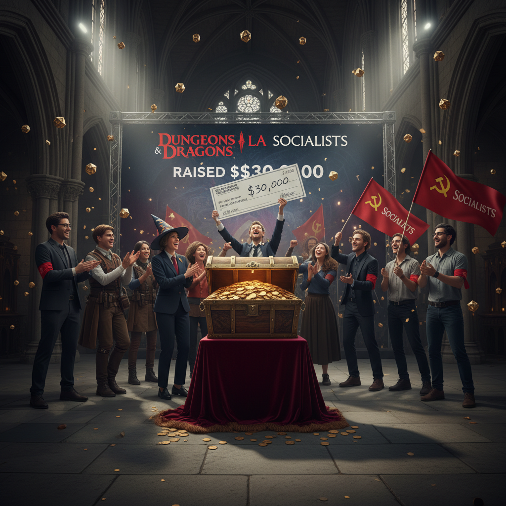 D&D just raised $30,000 for LA socialists. Are you serious?