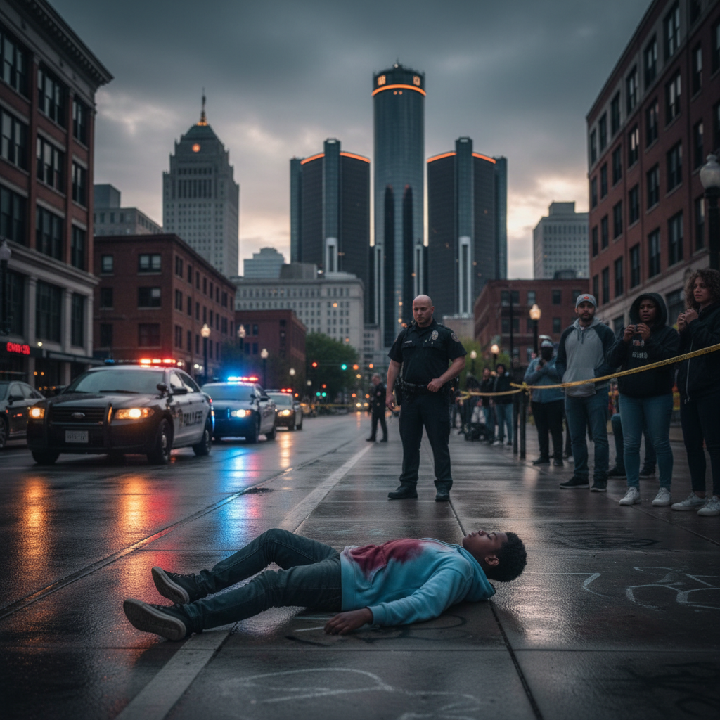 A 14-year-old shot downtown. What are we doing, Detroit?