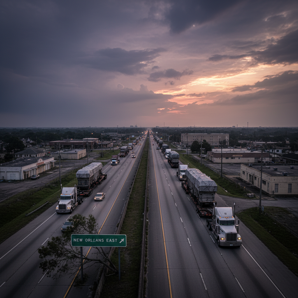 They're letting big rigs swallow New Orleans East. What gives?