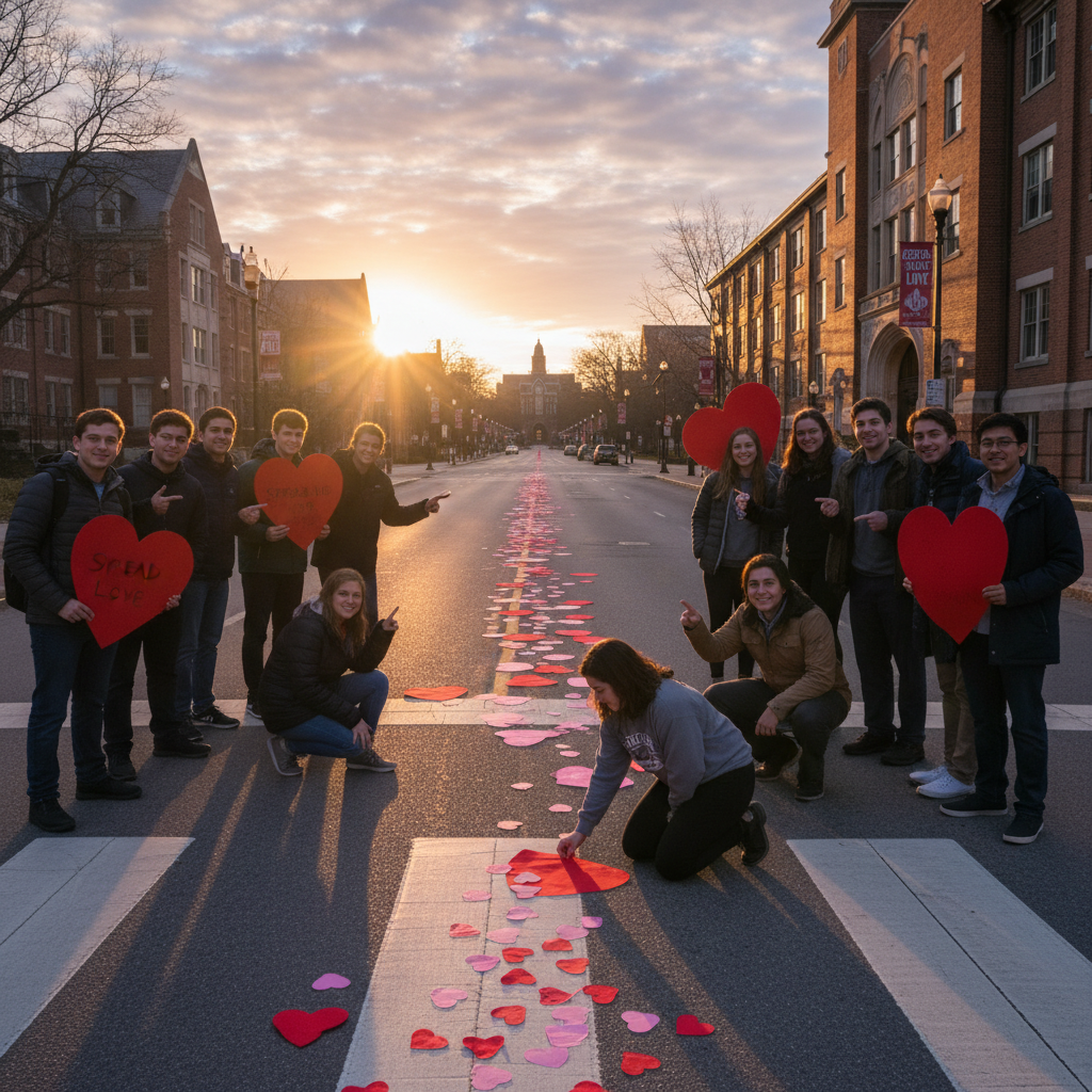 Your students put hearts on Delaware Avenue. Here's why.