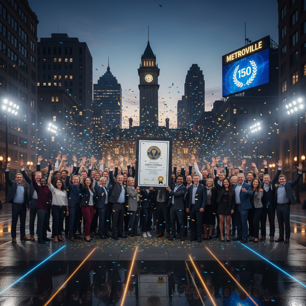 Your city just broke a Guinness World Record with 150 people!
