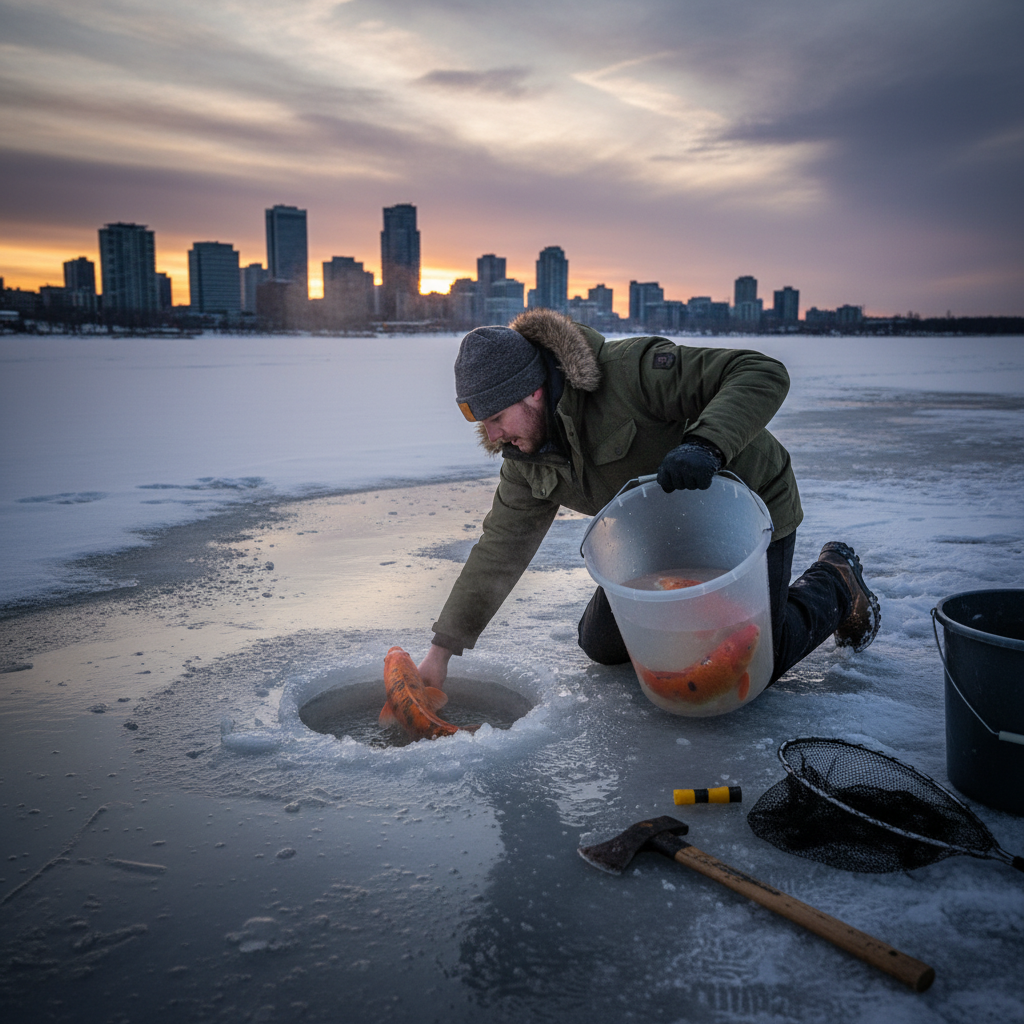 Someone needs help saving two fish in Barrie. What would you do?