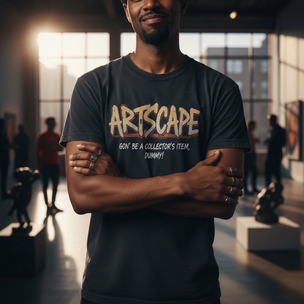 Your Artscape shirt is gon' be a collector's item, dummy!