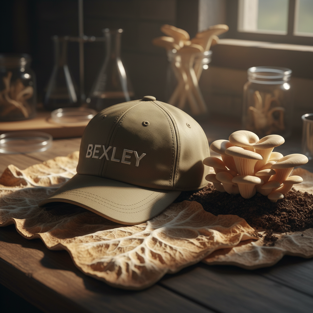 Your kid's Bexley cap could be made from mushrooms.