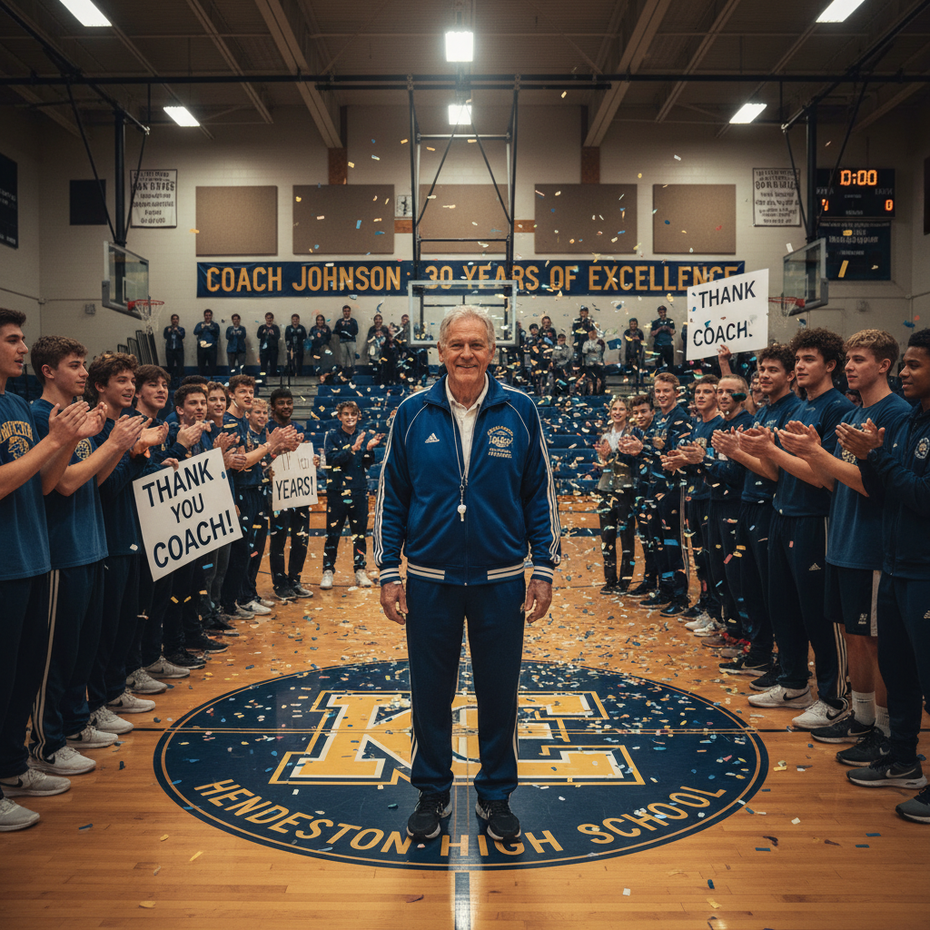 Your PE teacher just retired after 30 years in Henderson.