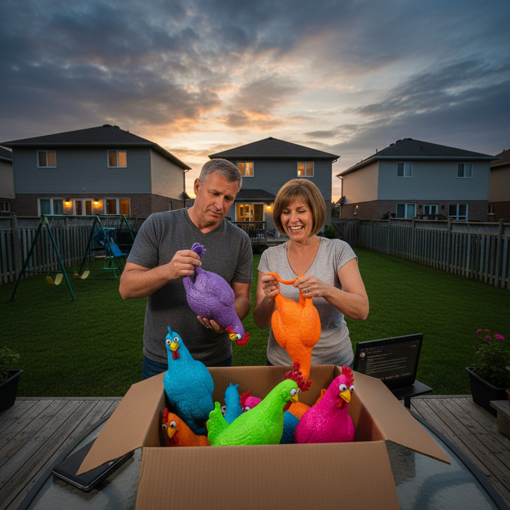 Your Barrie neighbours just bought fake chickens on Facebook