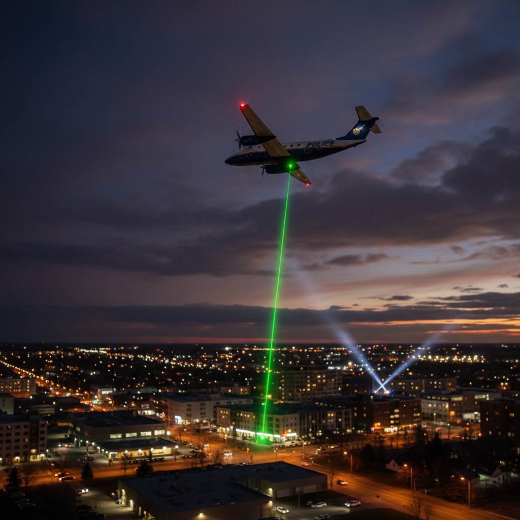 Someone in Regina just aimed a laser at a police plane
