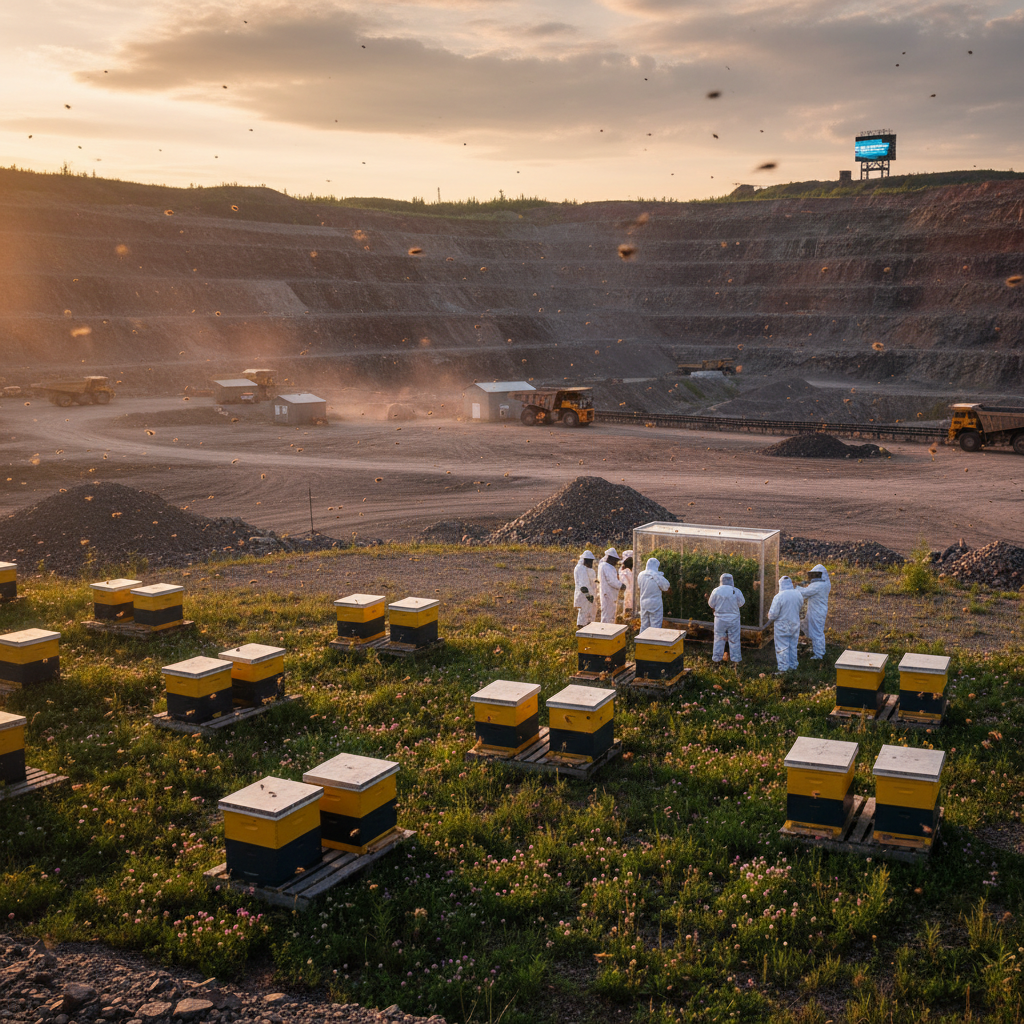 Your Sudbury bees are helping fix a mine. Seriously.