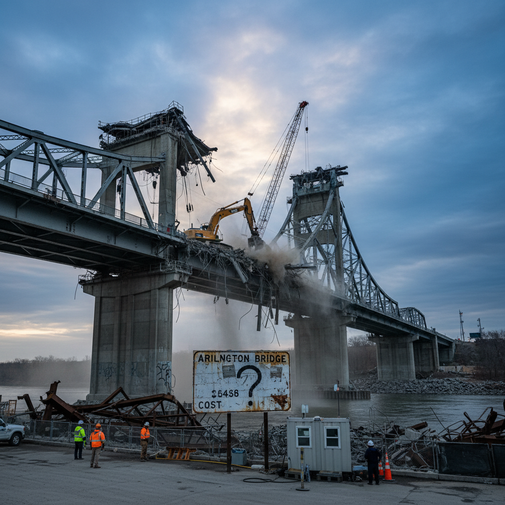Your Arlington Bridge is coming down without a price tag.