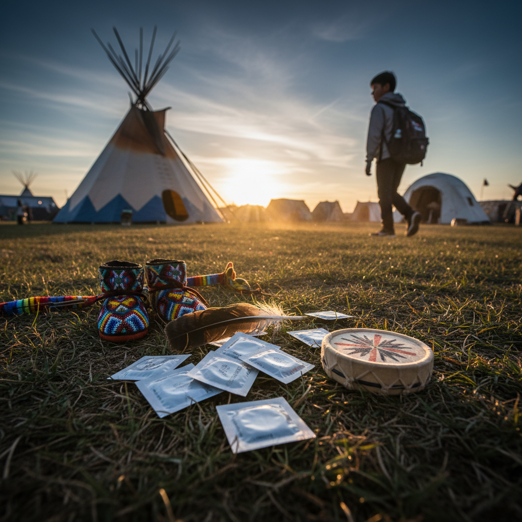 Did your kid get condoms at the Dauphin powwow?