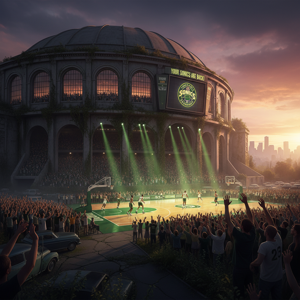 Your Sonics are back and the stadium looks 64 years old