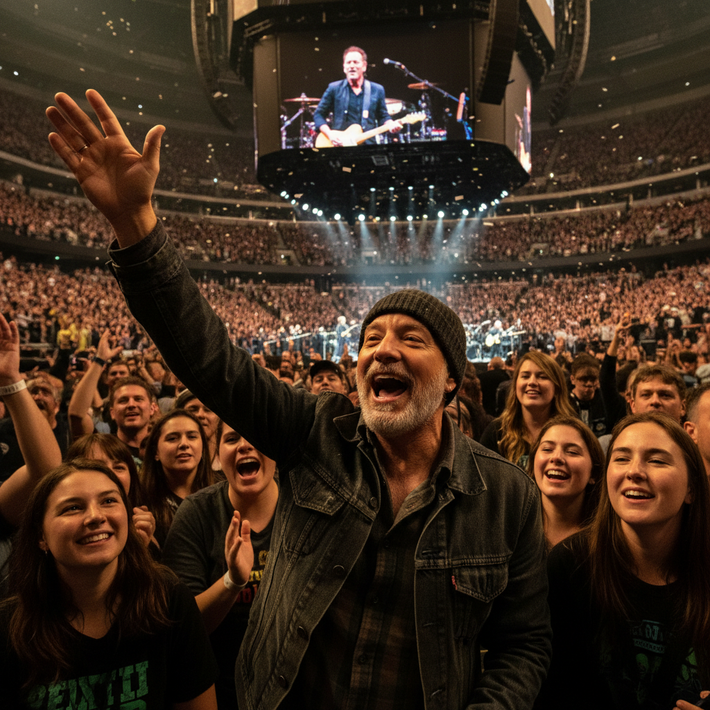 Eddie Vedder was just like you at the Gahden's Bruce show