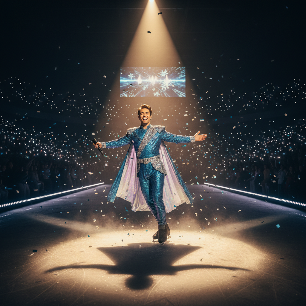 Your favorite singing skater is back!