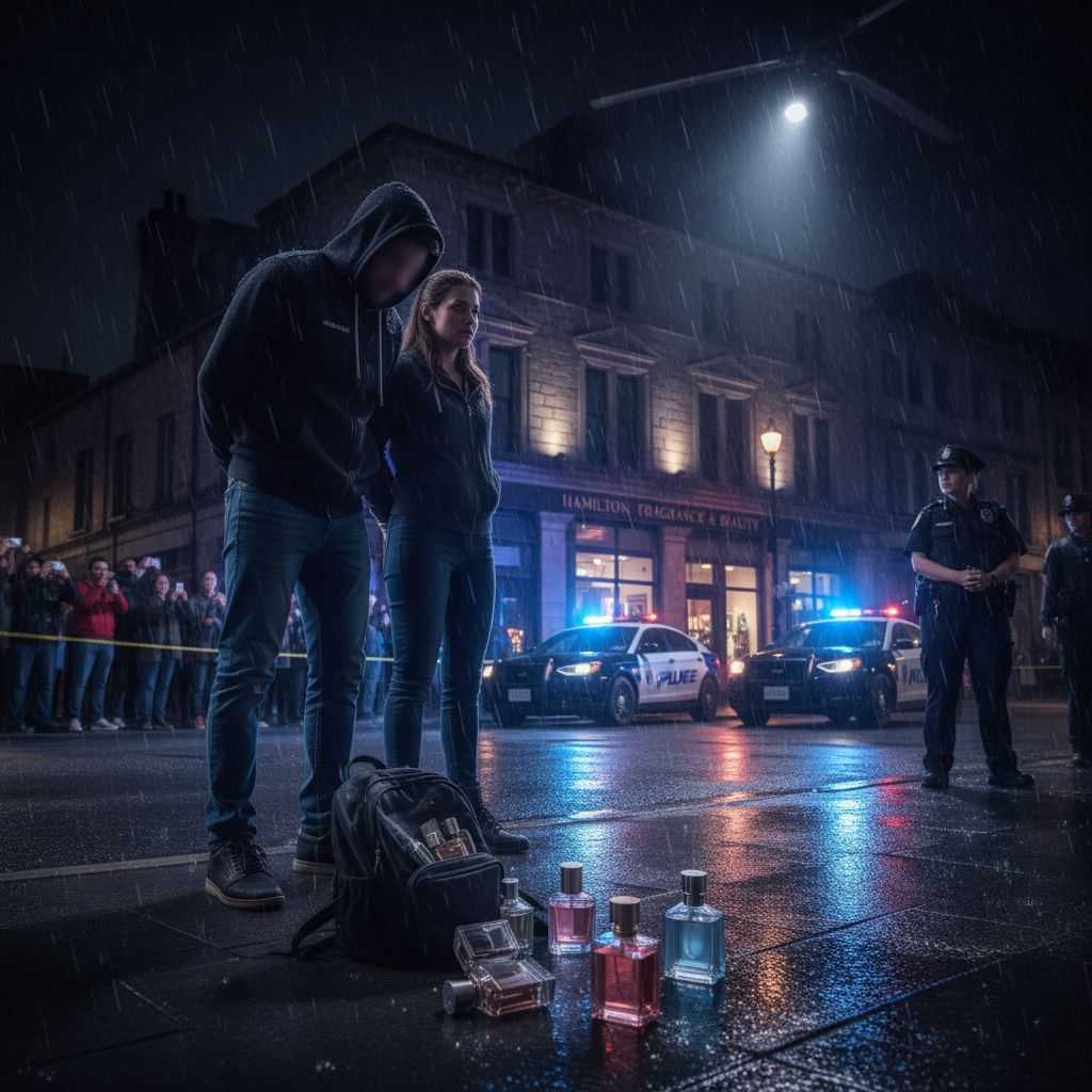 Someone stole perfume across Hamilton. Here's who got caught.