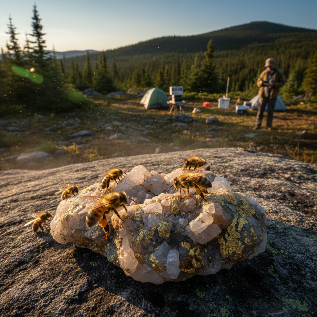 Laurentian's bees are prospecting for gold. Seriously.
