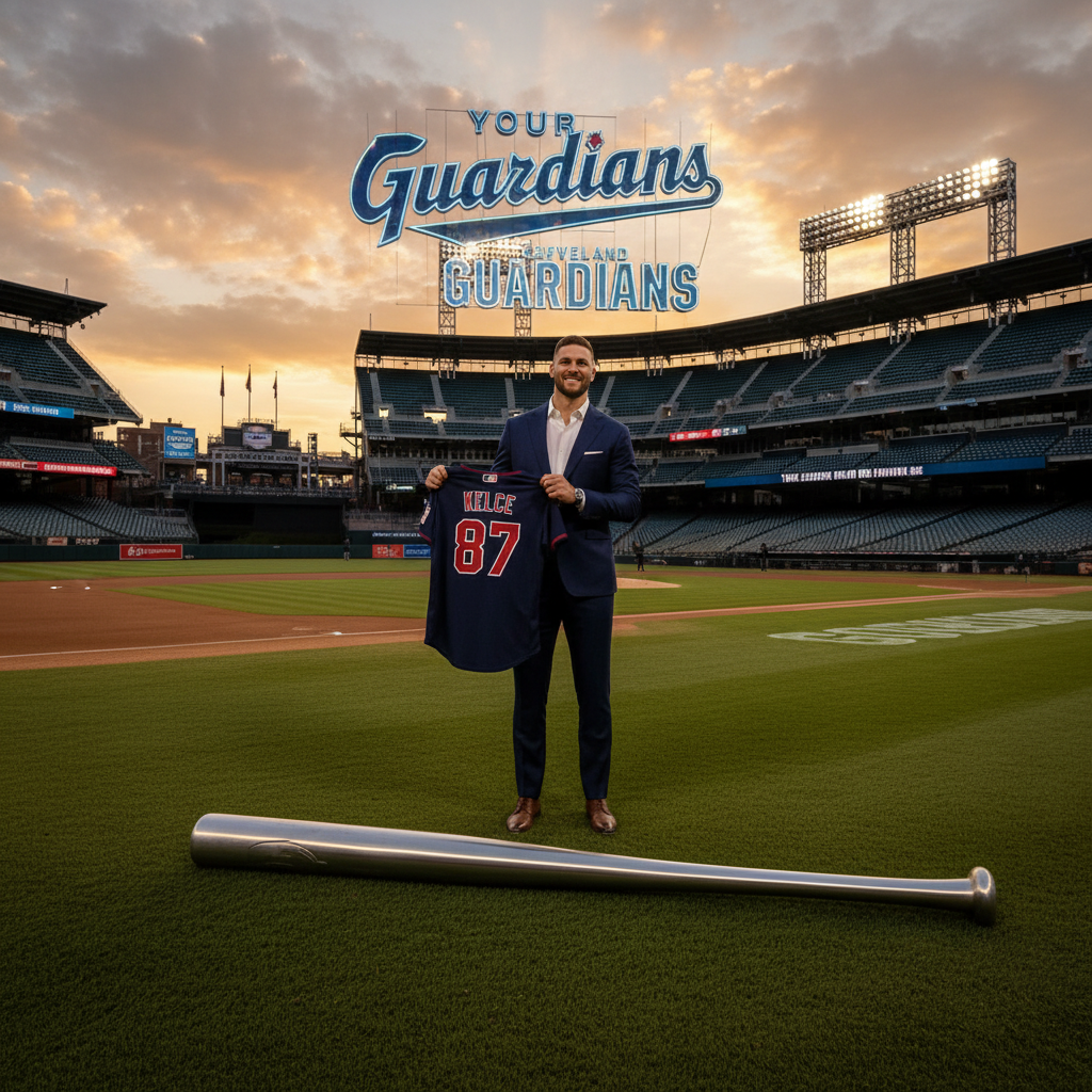 Travis Kelce just bought a piece of *your* Cleveland Guardians.