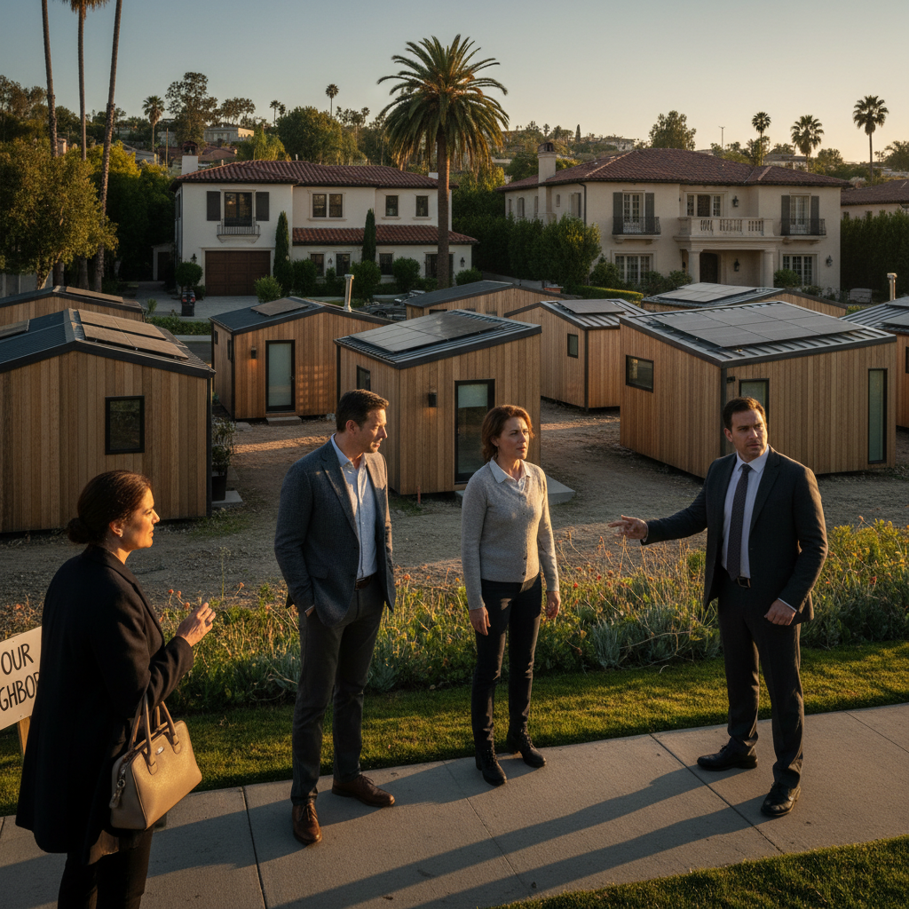 Hollywood neighbors are worried about *your* new tiny homes