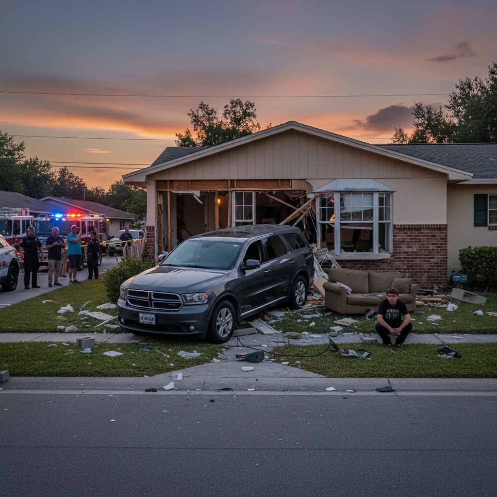 A 15-year-old just put a Durango in a Clearwater house