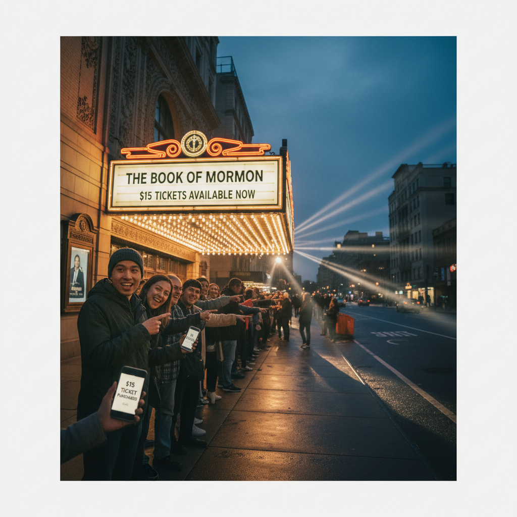 Your $15 Book of Mormon ticket is back, for real this time.