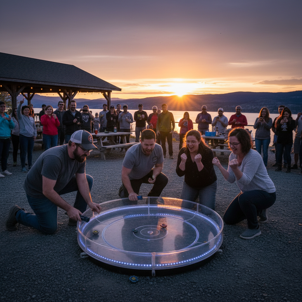 Adults are battling Beyblades in Kelowna. Seriously.