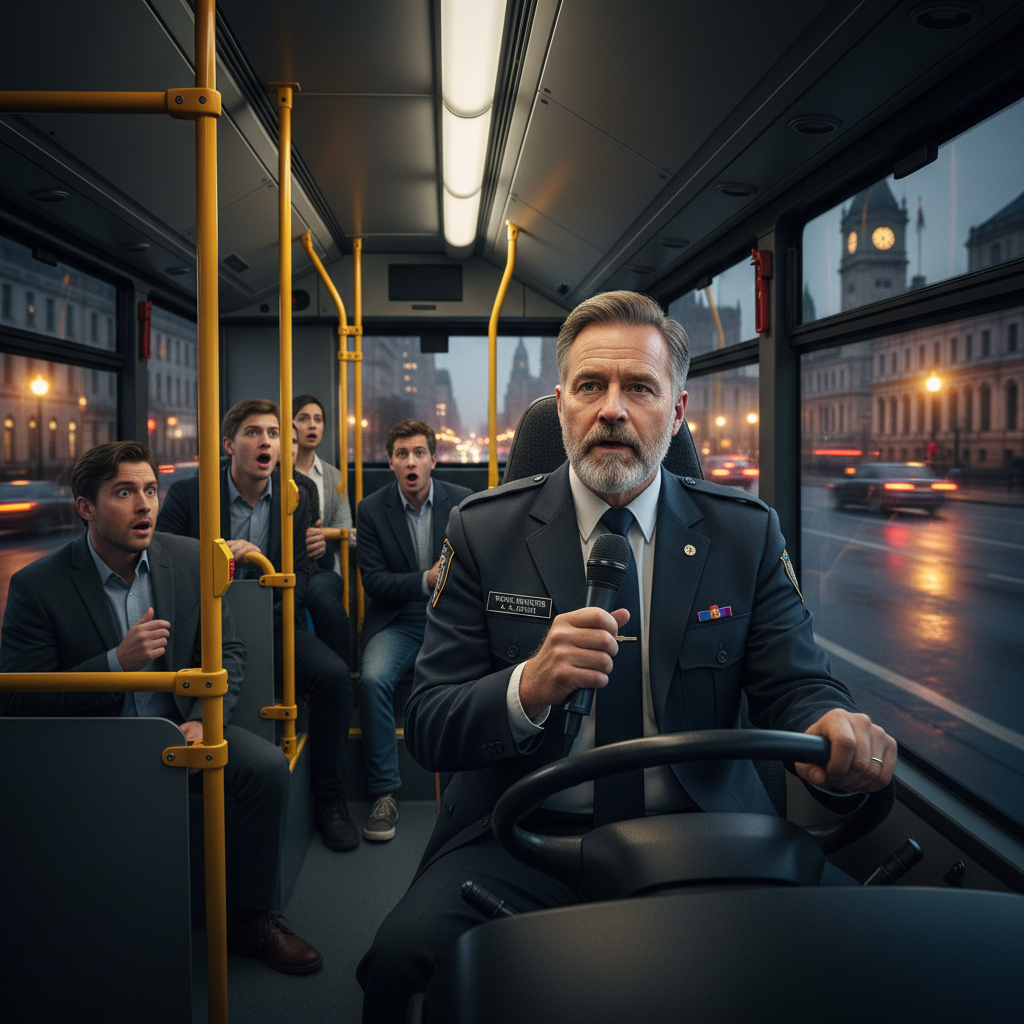 Your bus driver is a Prime Minister? No joke.