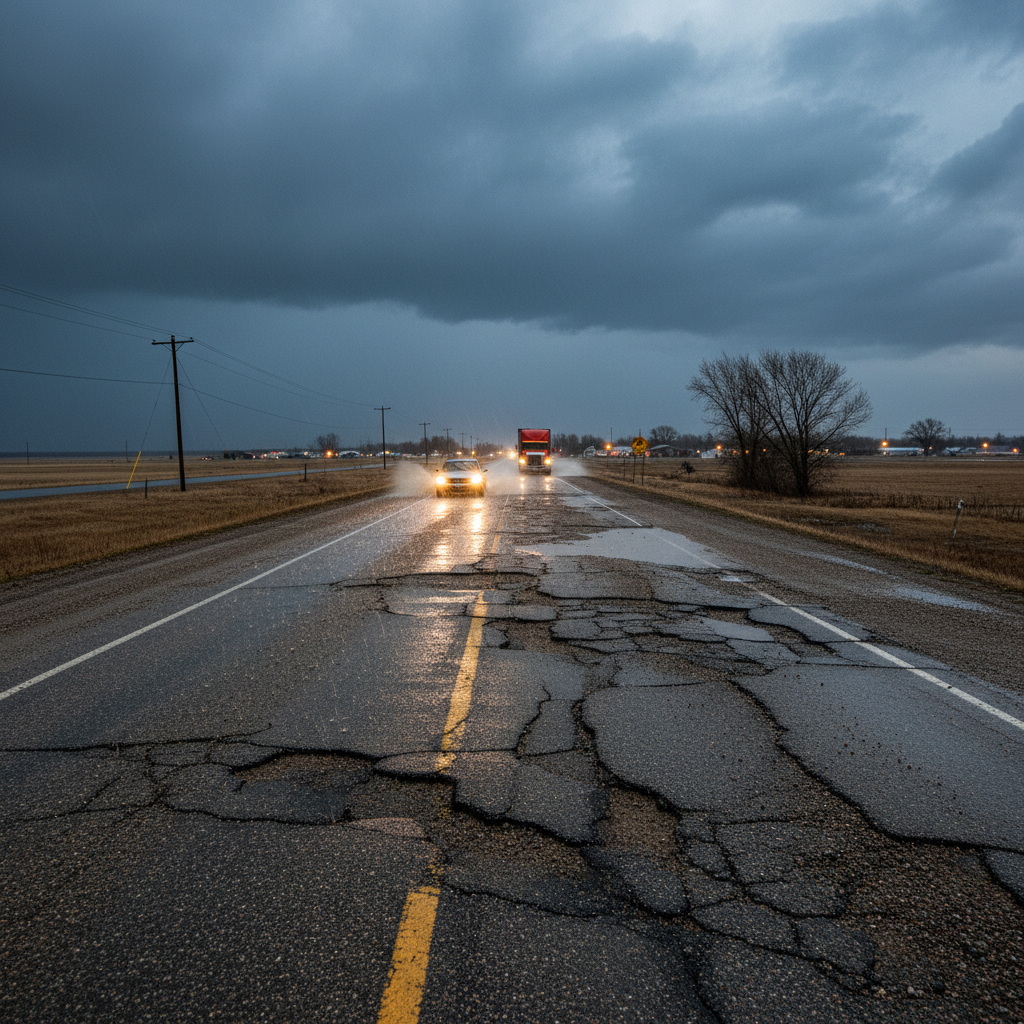 Highway 34 is Manitoba's worst road again. Your commute is suffering.