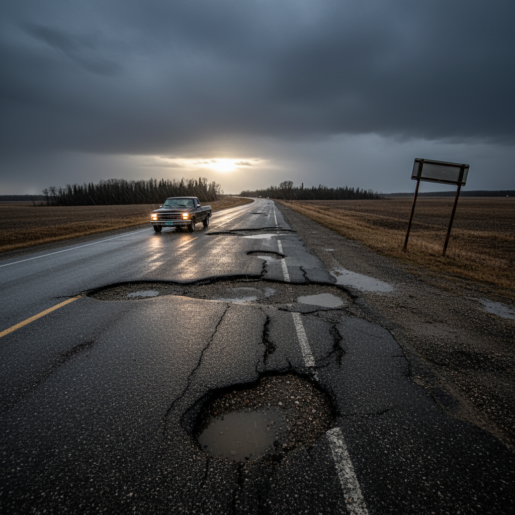 Highway 34 is Manitoba's worst road AGAIN.