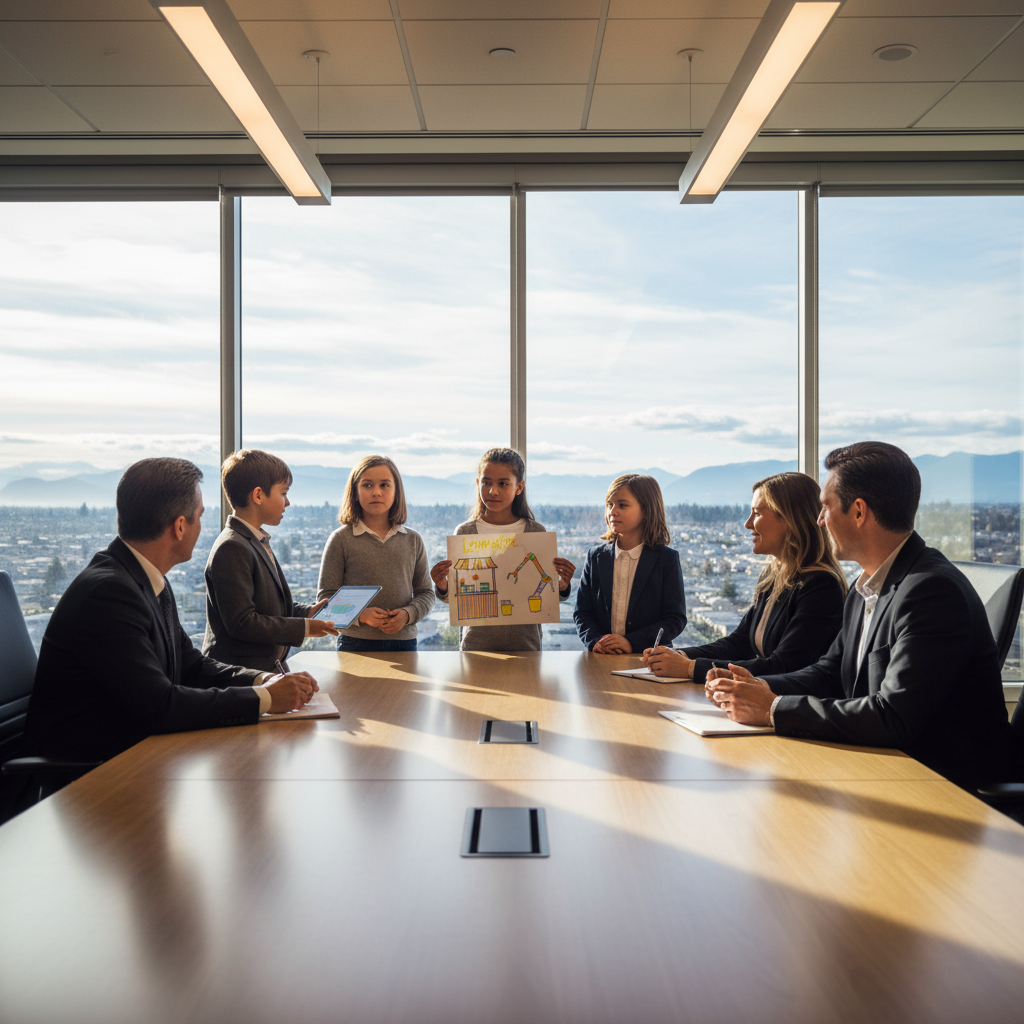 Your Abbotsford kids are already pitching businesses to real investors