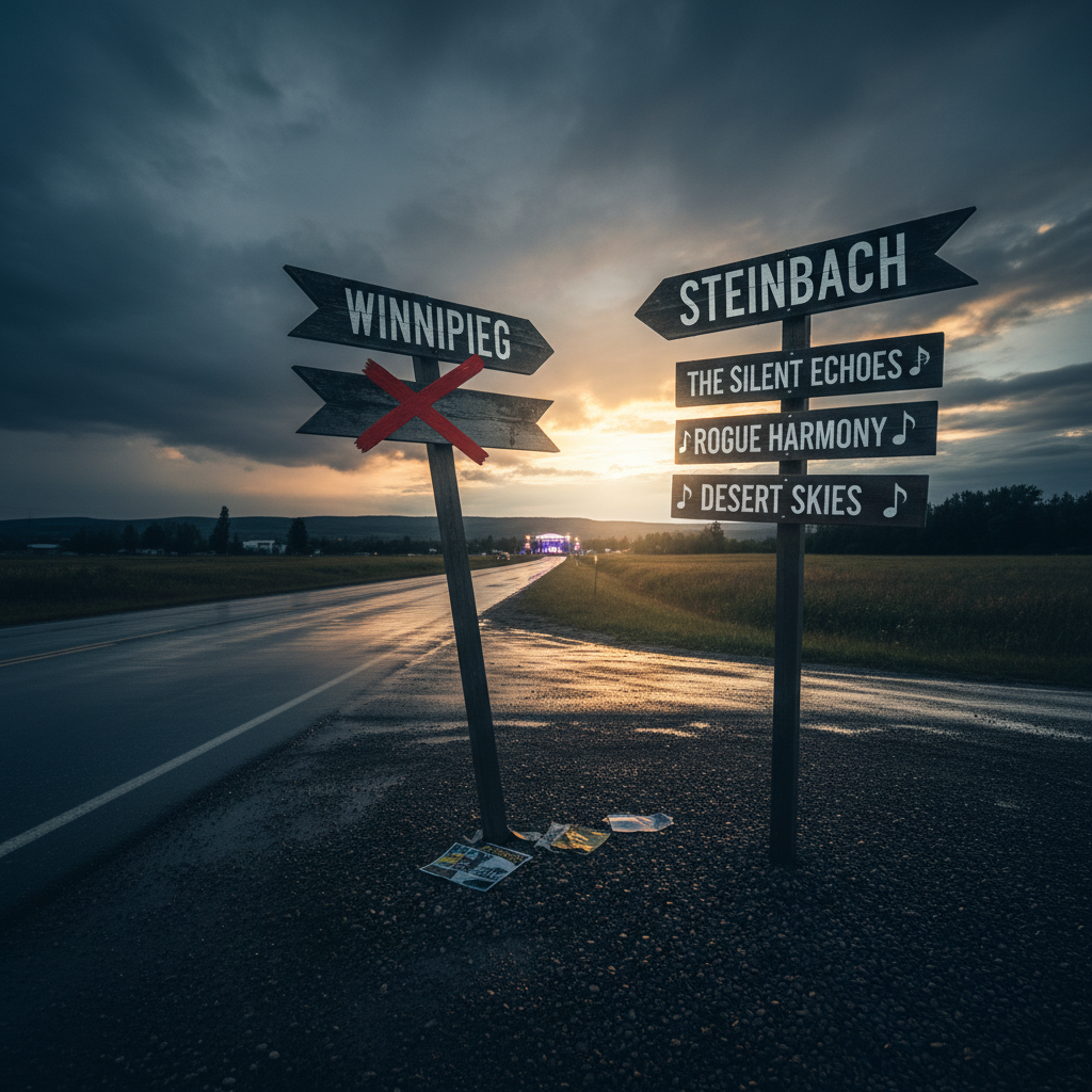 Did you see these 4 bands skipping Winnipeg for Steinbach?