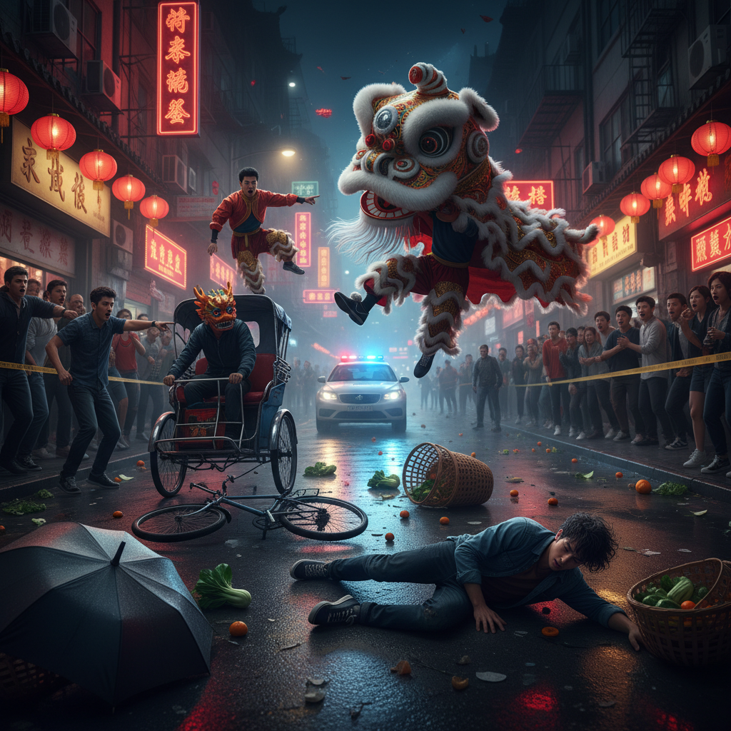 Your Chinatown commute just got wilder: Ryan Tsoi got hit.
