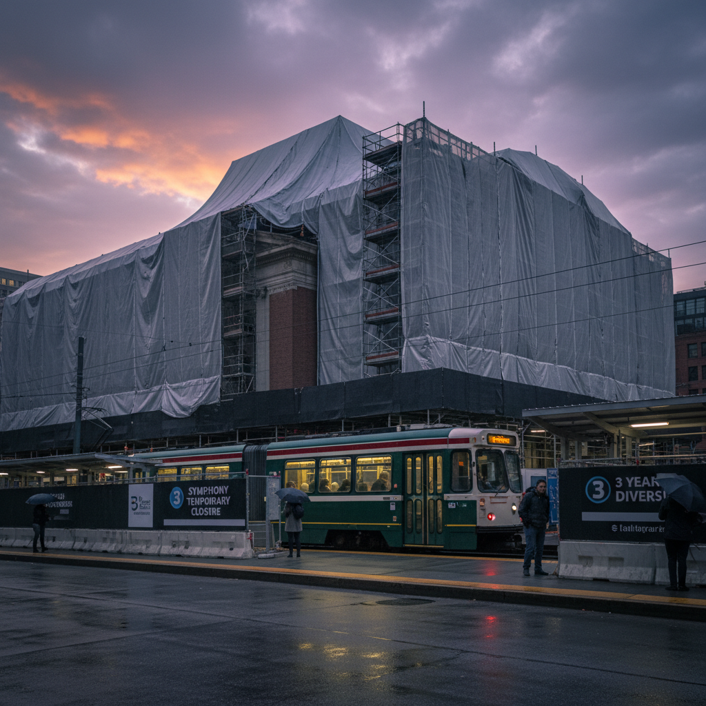 Your Green Line commute just lost Symphony Hall for three years.