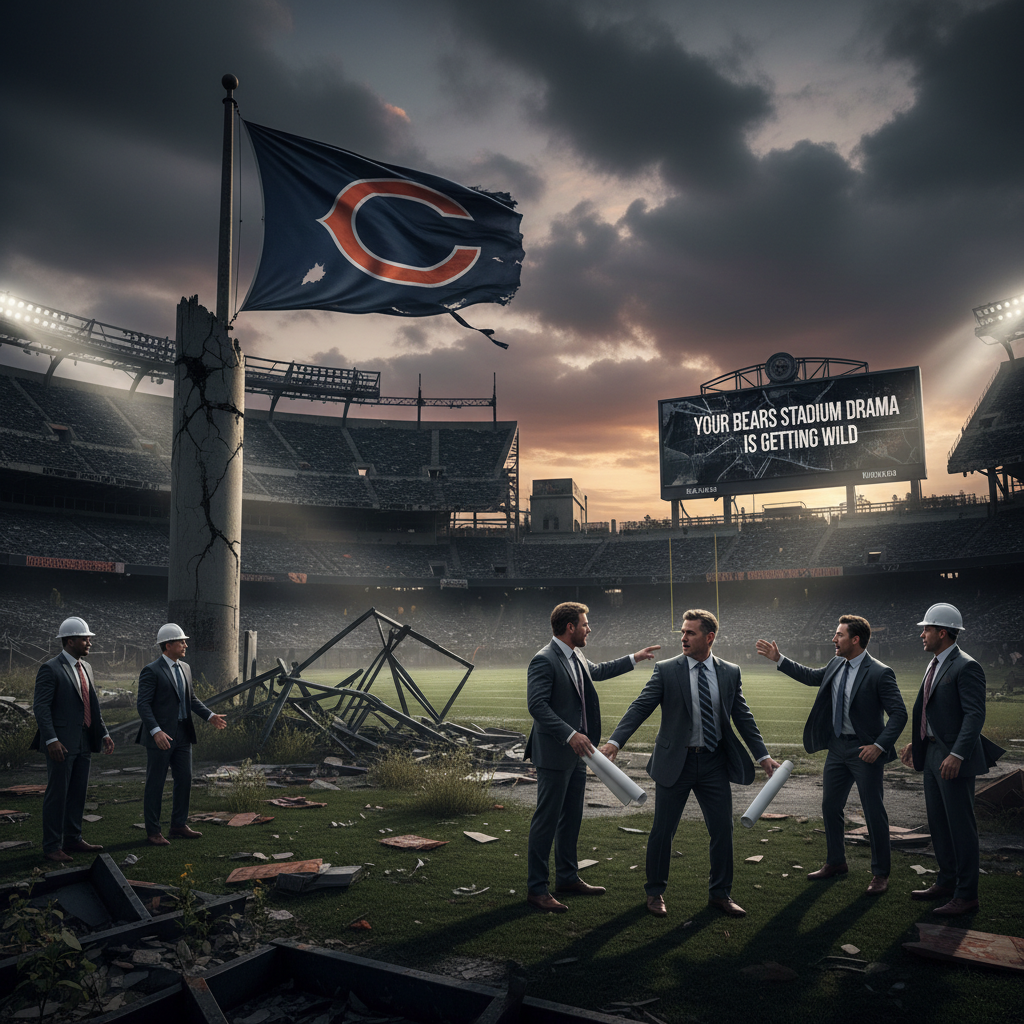 Your Bears stadium drama is getting wild.