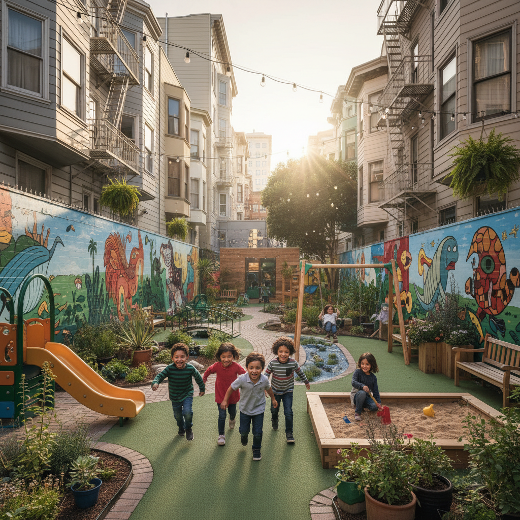 They found tiny parks in the Tenderloin. Your kids will love them.