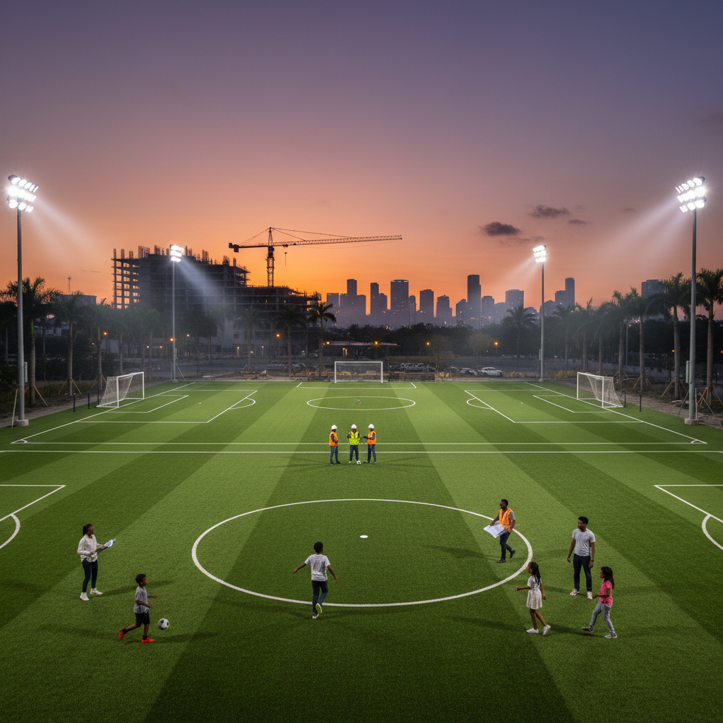 Allapattah's getting two new soccer fields, but that's not all.