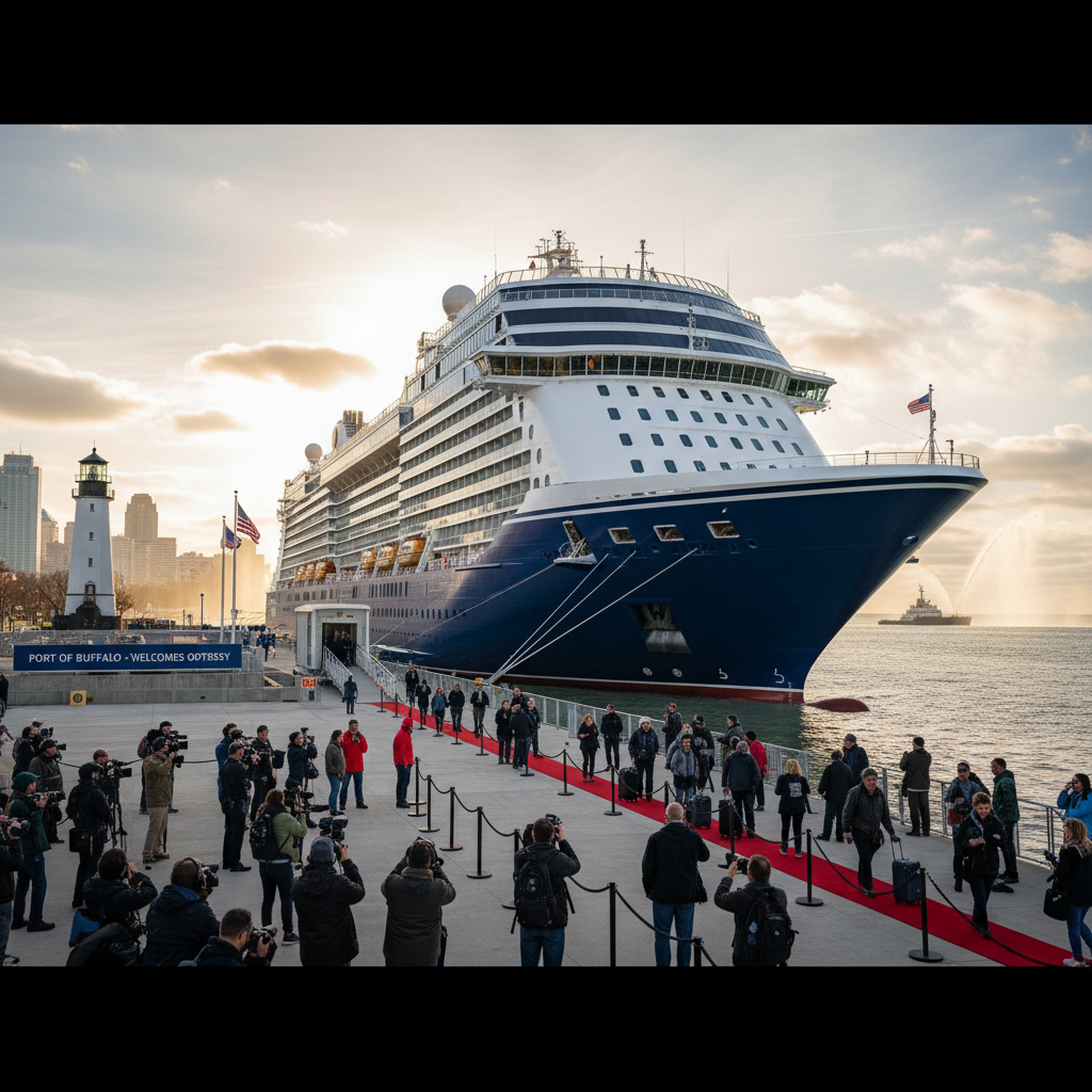 A cruise ship just docked in Buffalo for the first time in decades