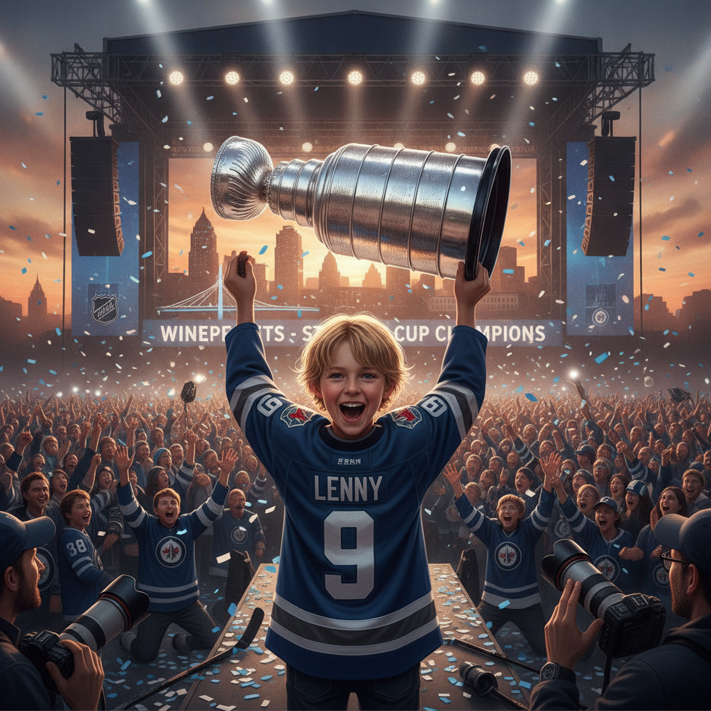 A Winnipeg kid just lifted your Stanley Cup.
