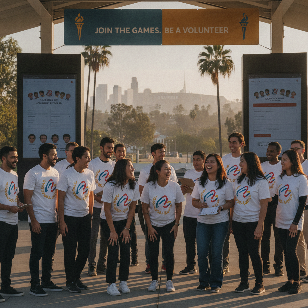 Want to volunteer for the 2028 LA Olympics? Here's how.