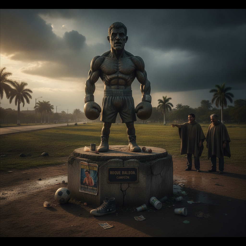 Ecuador, your Rocky Statue curse is just embarrassing.